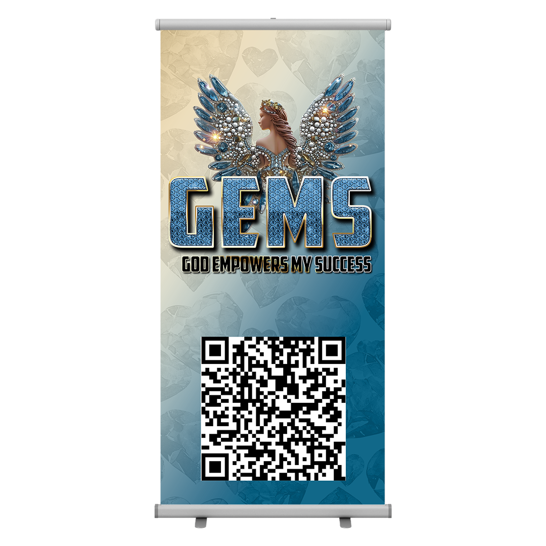 GEMS Empowerment Retractable Banner for Ministry Events