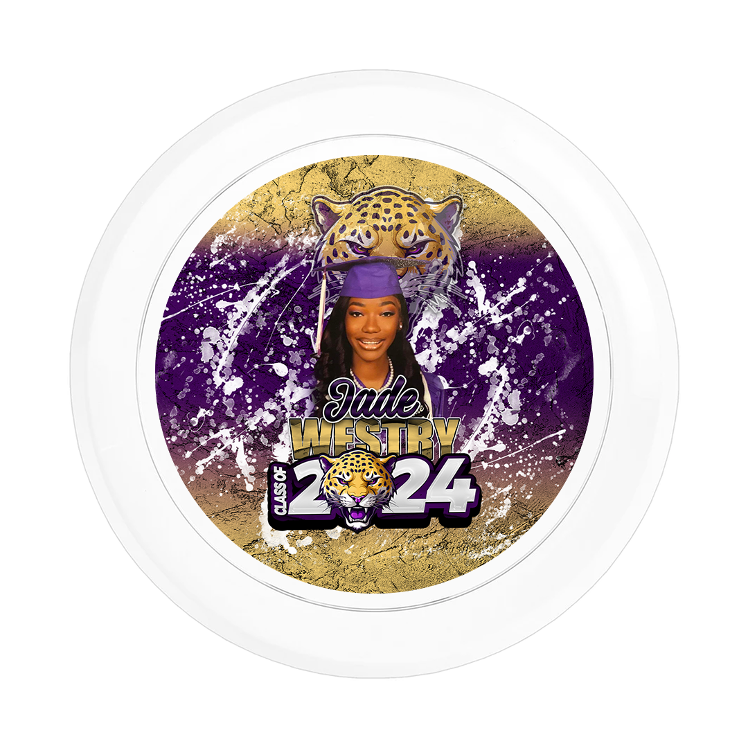 Graduation 2024 Custom Plate Purple