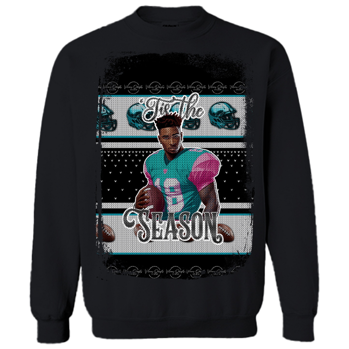 Ugly Christmas Sweater Sweatshirt Football