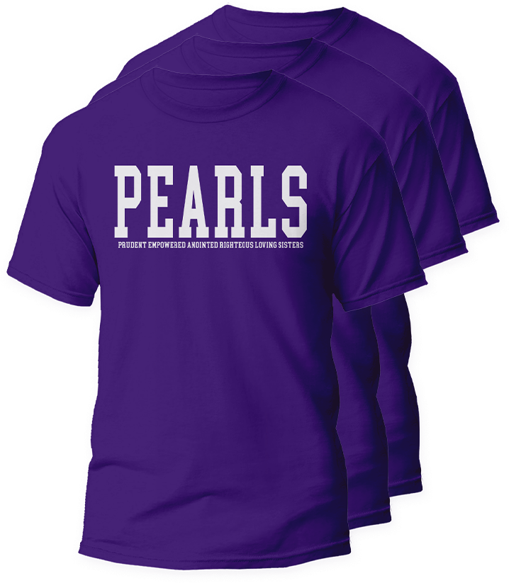 PEARLS Screen Print Group Shirts