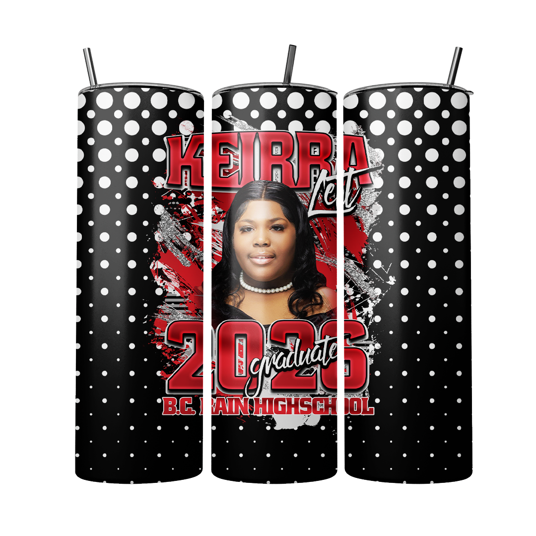 Custom Graduation Tumbler š | Personalized Photo Senior Cup | Class of 2026 Graduation Gift