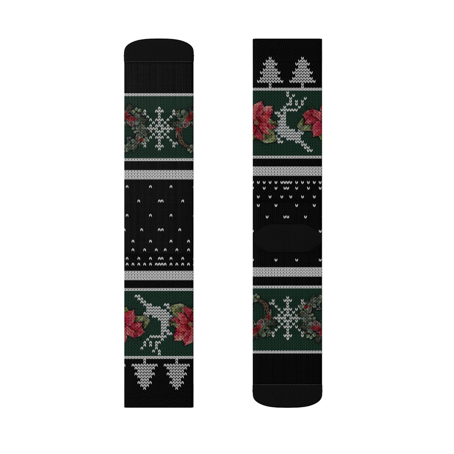 Joy to The World Ugly Christmas Sweater Socks
