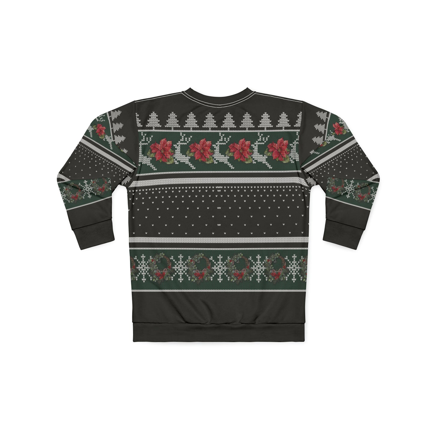 Joy Hope Peace Love Ugly Christmas All Over Print Sweater Unisex Sweatshirt (AOP)