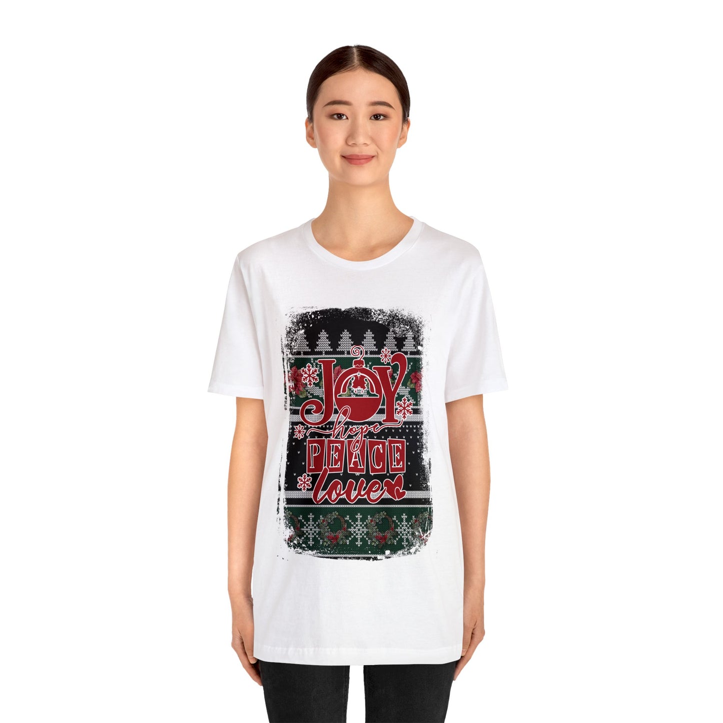 Joy Hope Peace Love Ugly Christmas Sweater Shirt