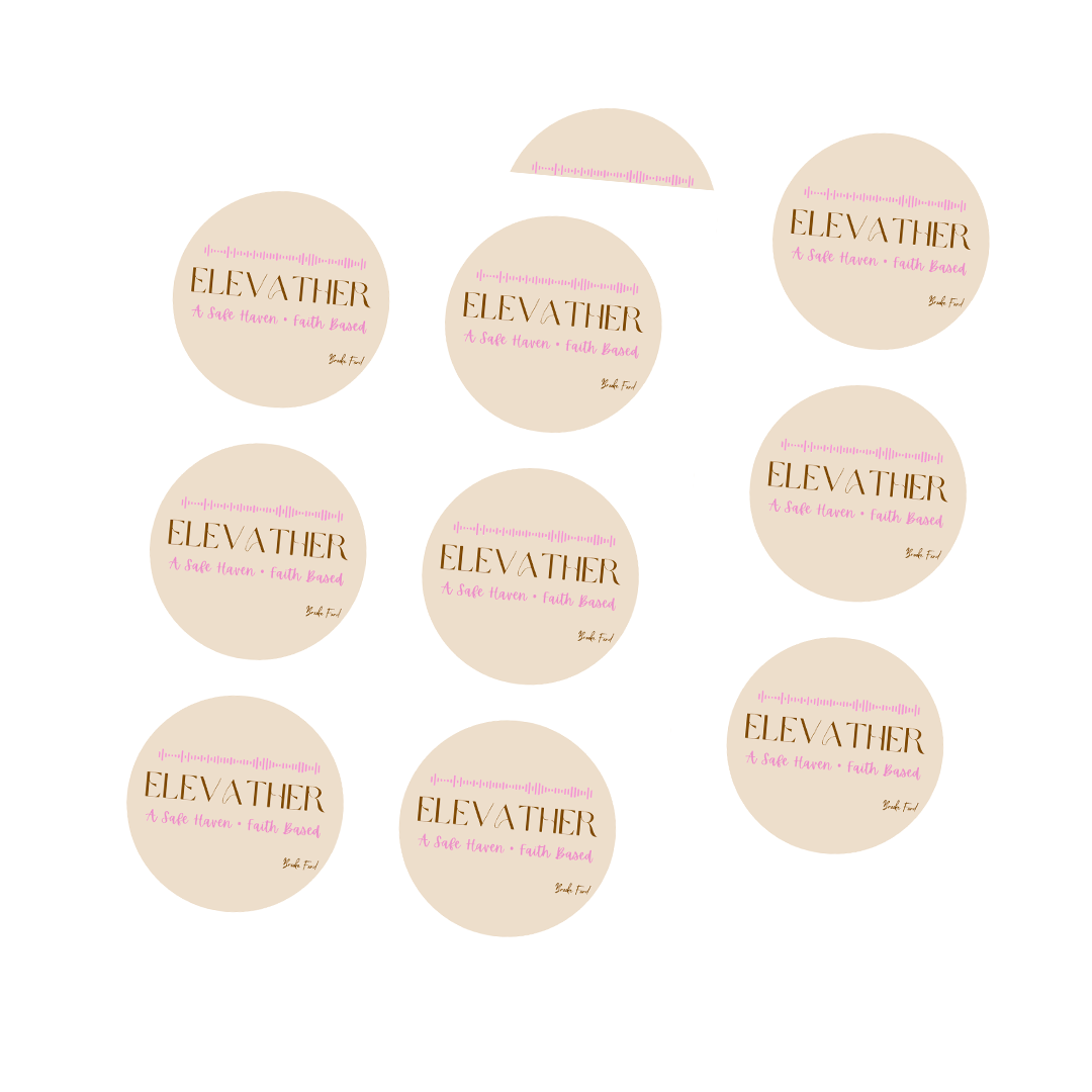 ELEVATHER Logo Sticker Sheet 2.5inx2.5in