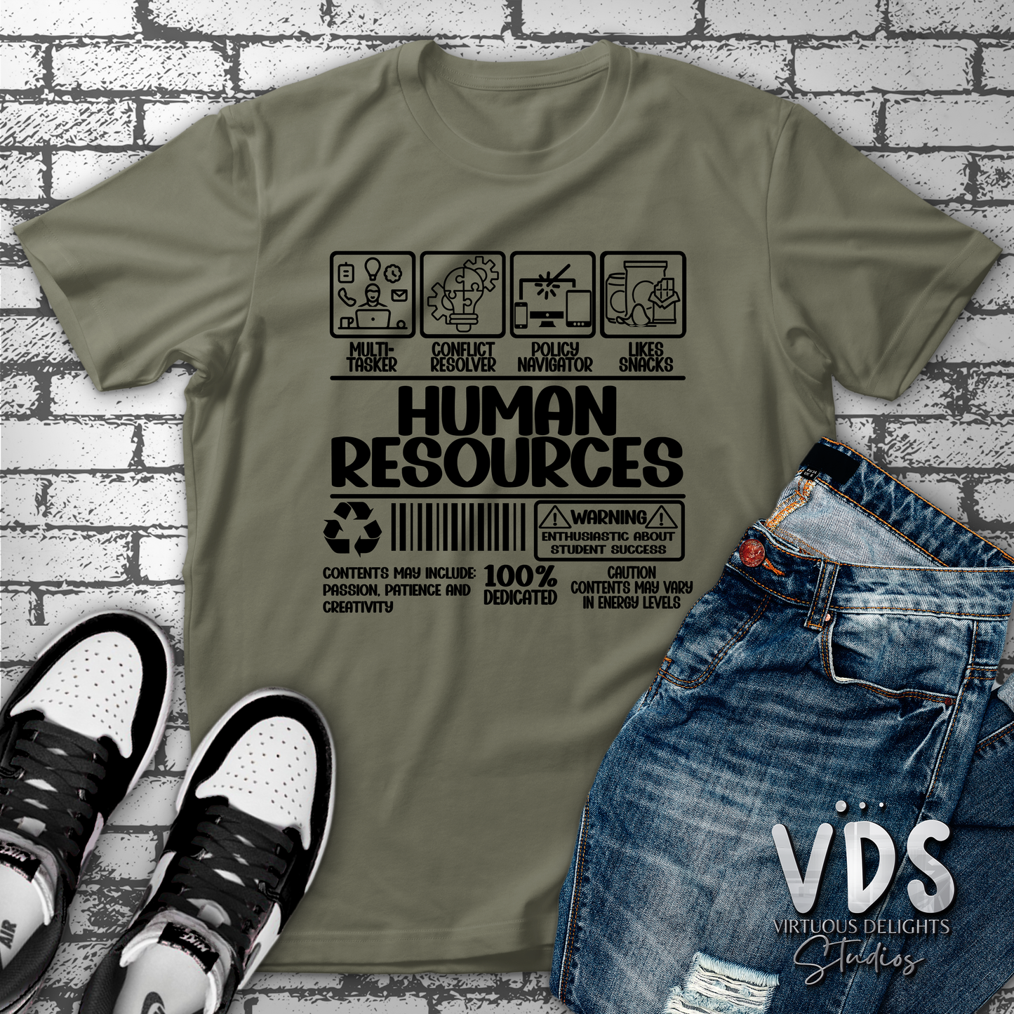 Human Resource Label T-Shirt