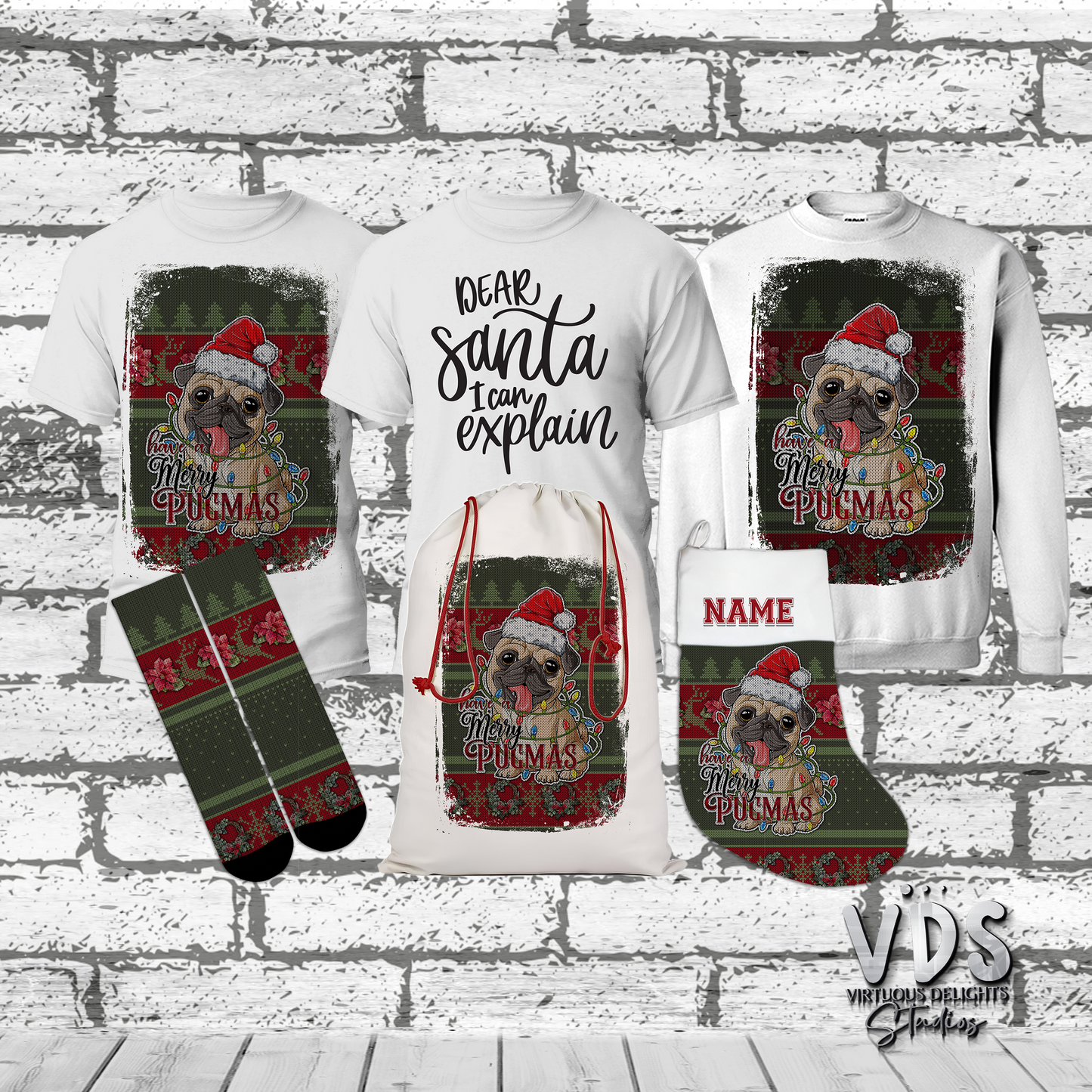 Have A Merry Pugmas Ugly Christmas Sweater Shirt
