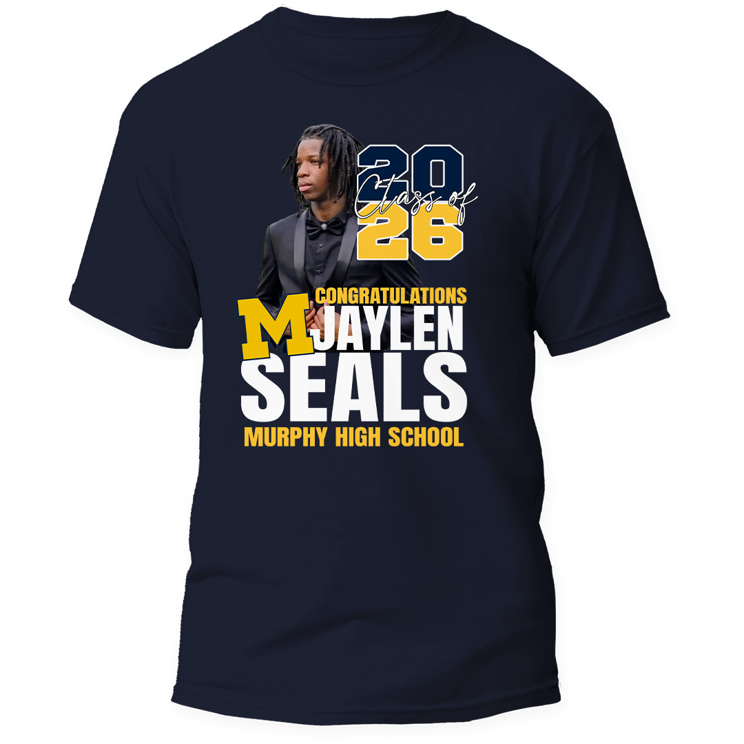 Custom Graduation T-Shirt š | Personalized Photo Grad Shirt | Class of 2026 Senior Shirt
