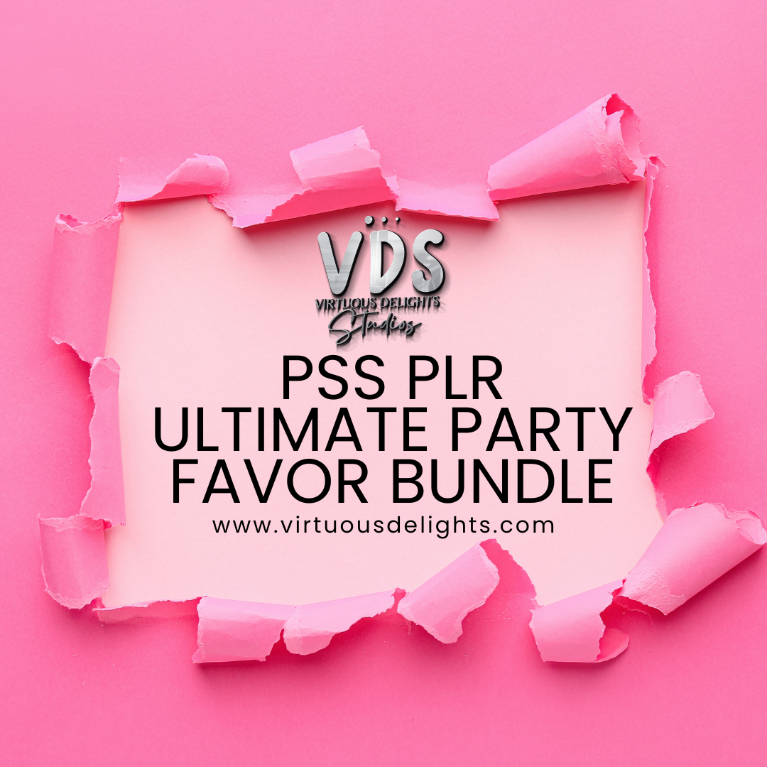 PSS PLR Ultimate Party Favor Bundle