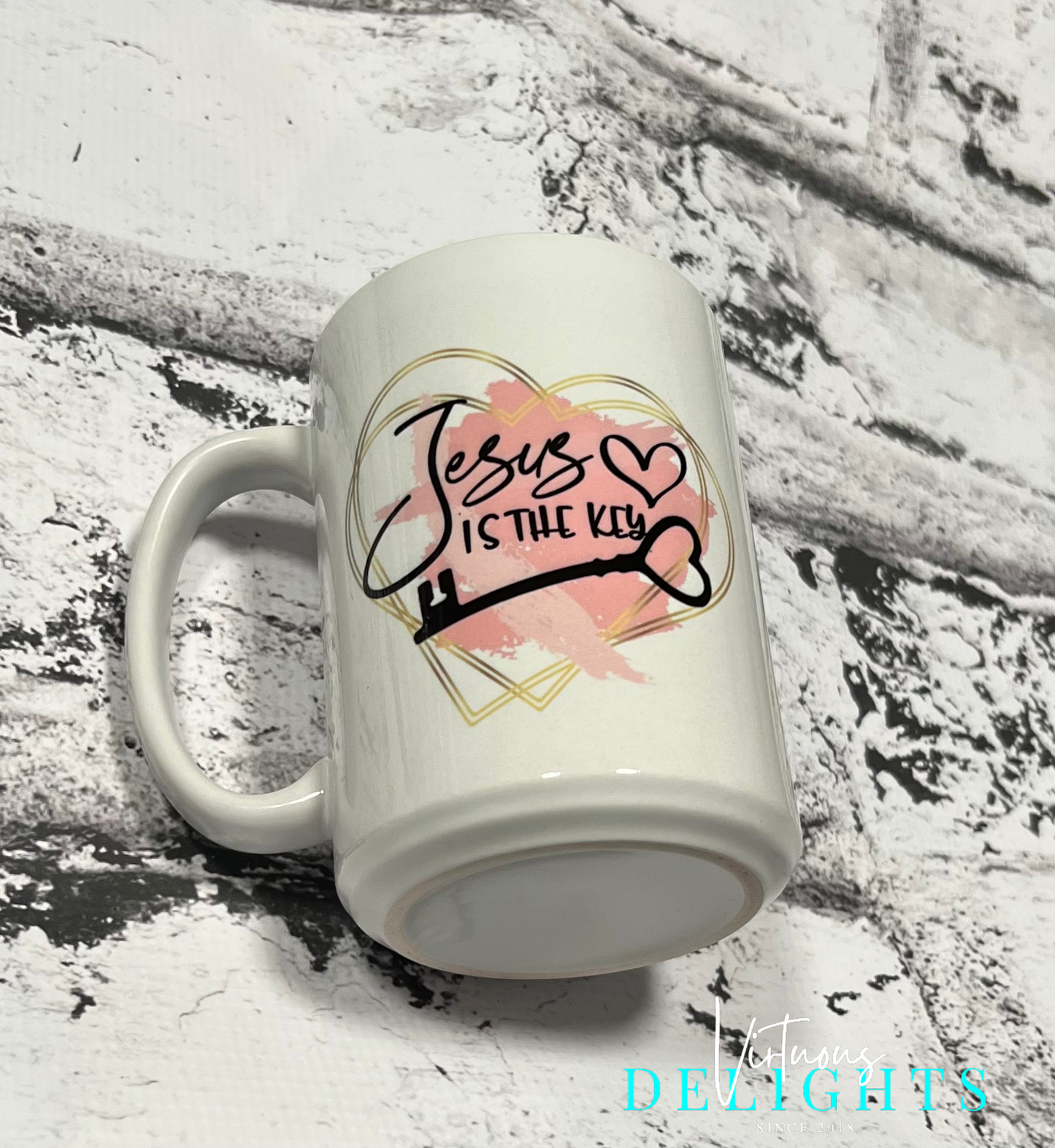 Custom Jesus is the Key 15oz Mug