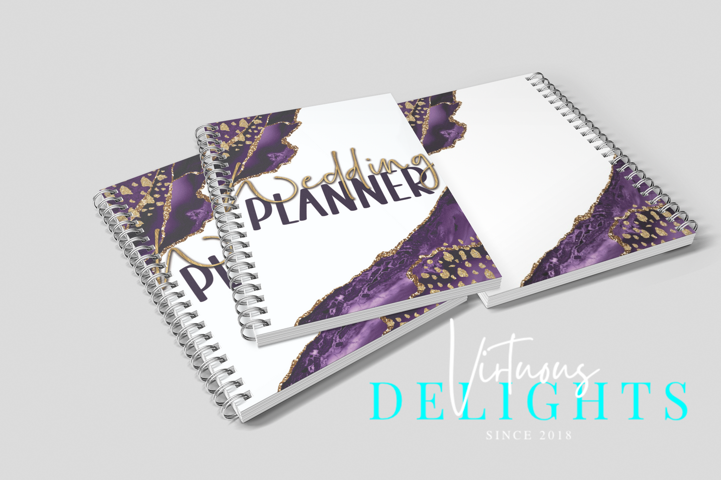 Purple & Gold Wedding Planner