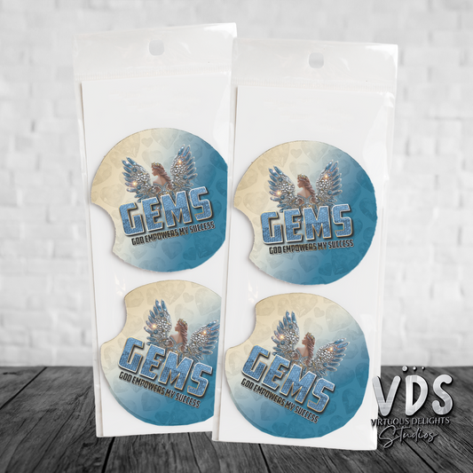 Gems Car Coasters
