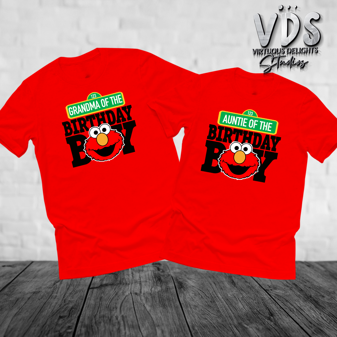 Custom Birthday Party Shirt (Family)