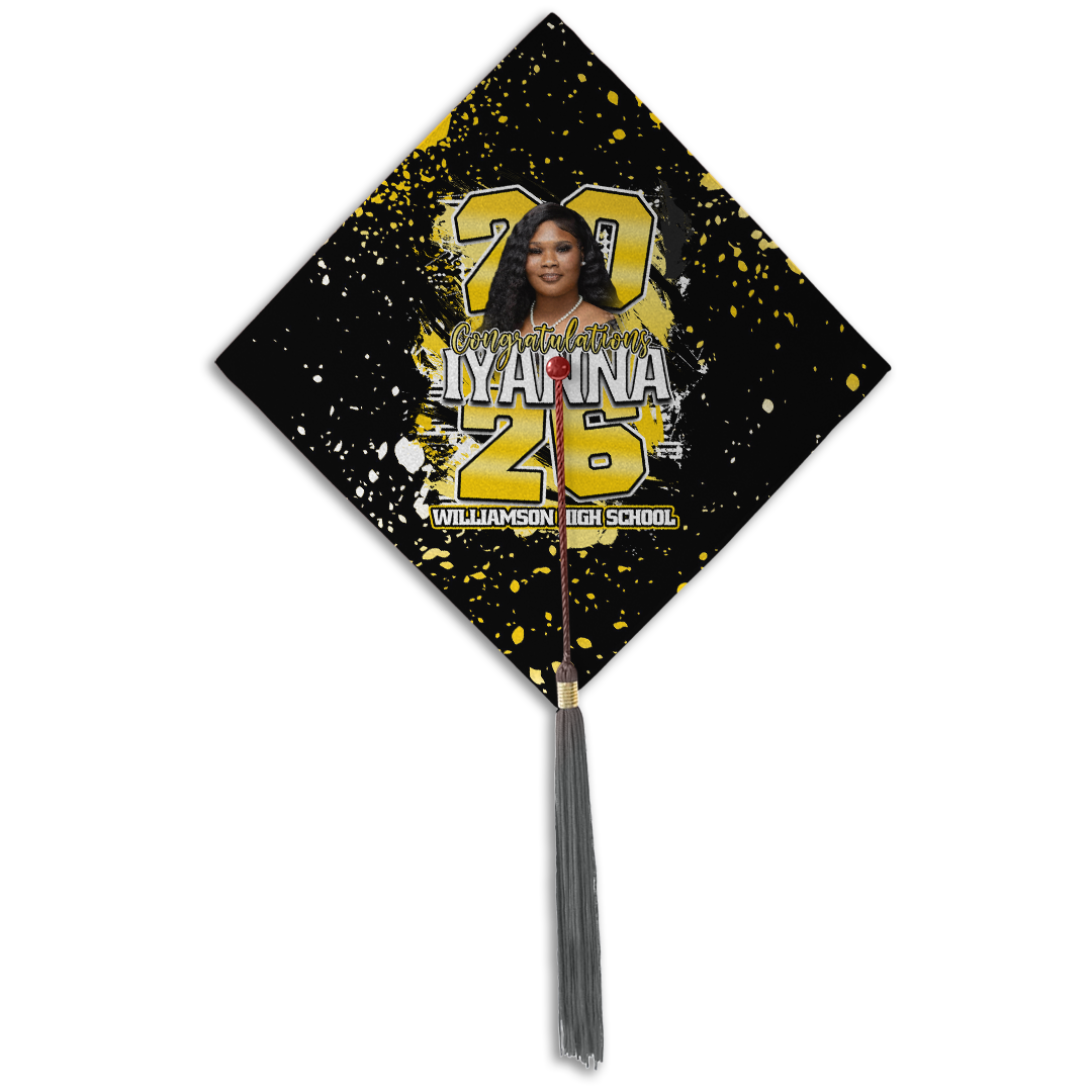 Custom Graduation Cap Topper 🎓 | Personalized Senior Hat Topper | Class of 2026 Grad Decoration