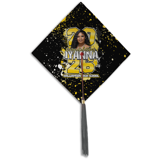 Custom Graduation Cap Topper 🎓 | Personalized Senior Hat Topper | Class of 2026 Grad Decoration