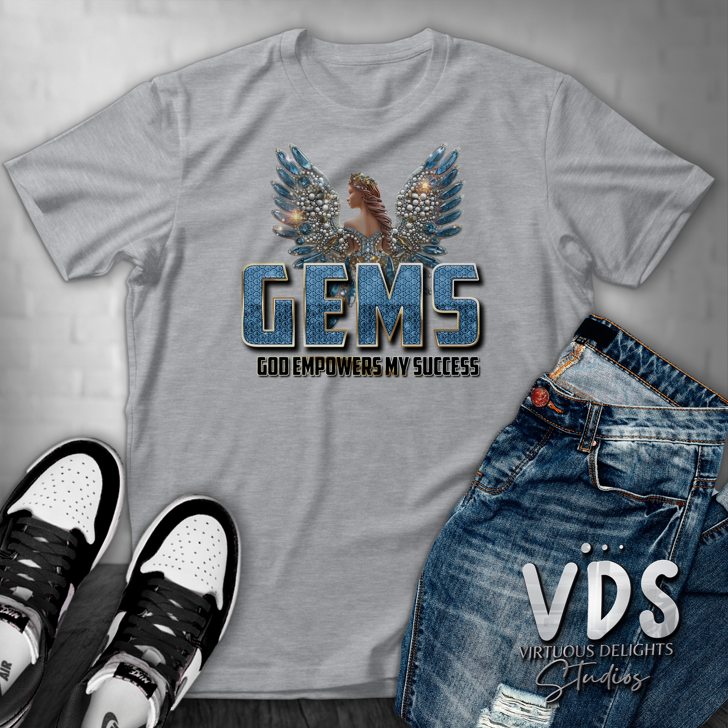 GEMS Empowered T-Shirt DTF sport gray