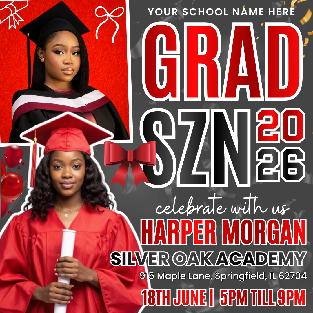 Graduation Announcement Flyer