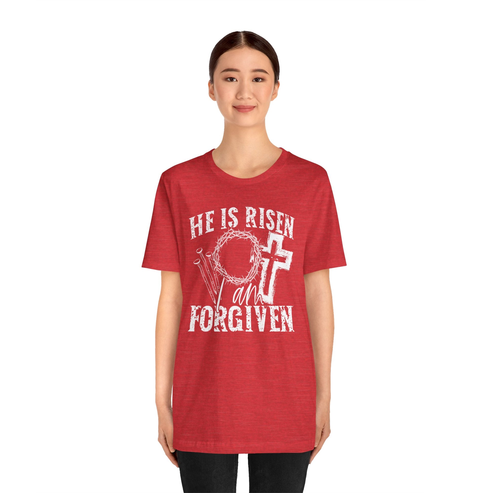 He Is Risen I Am Forgiven Christian Faith Shirt