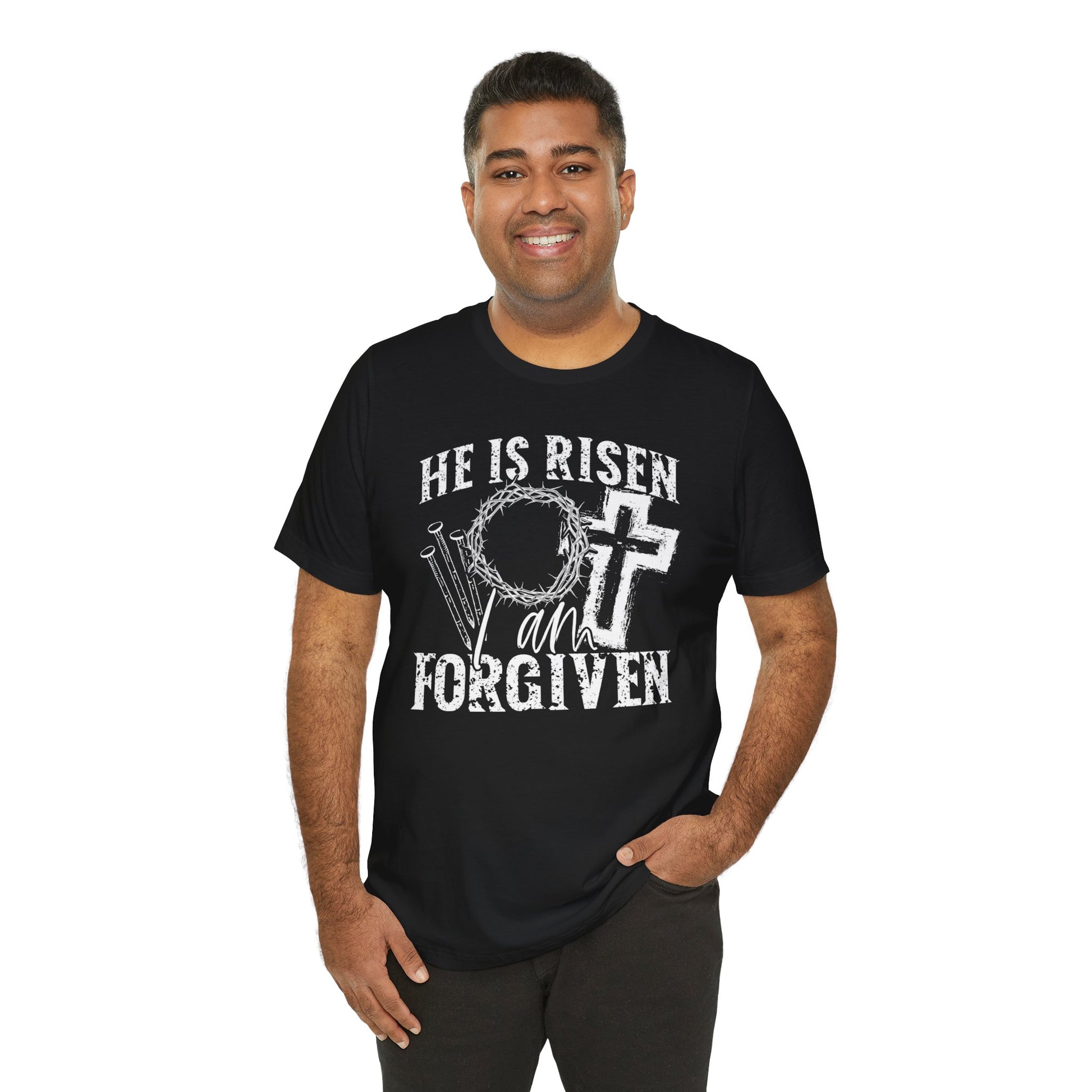 He Is Risen I Am Forgiven Christian Faith Shirt