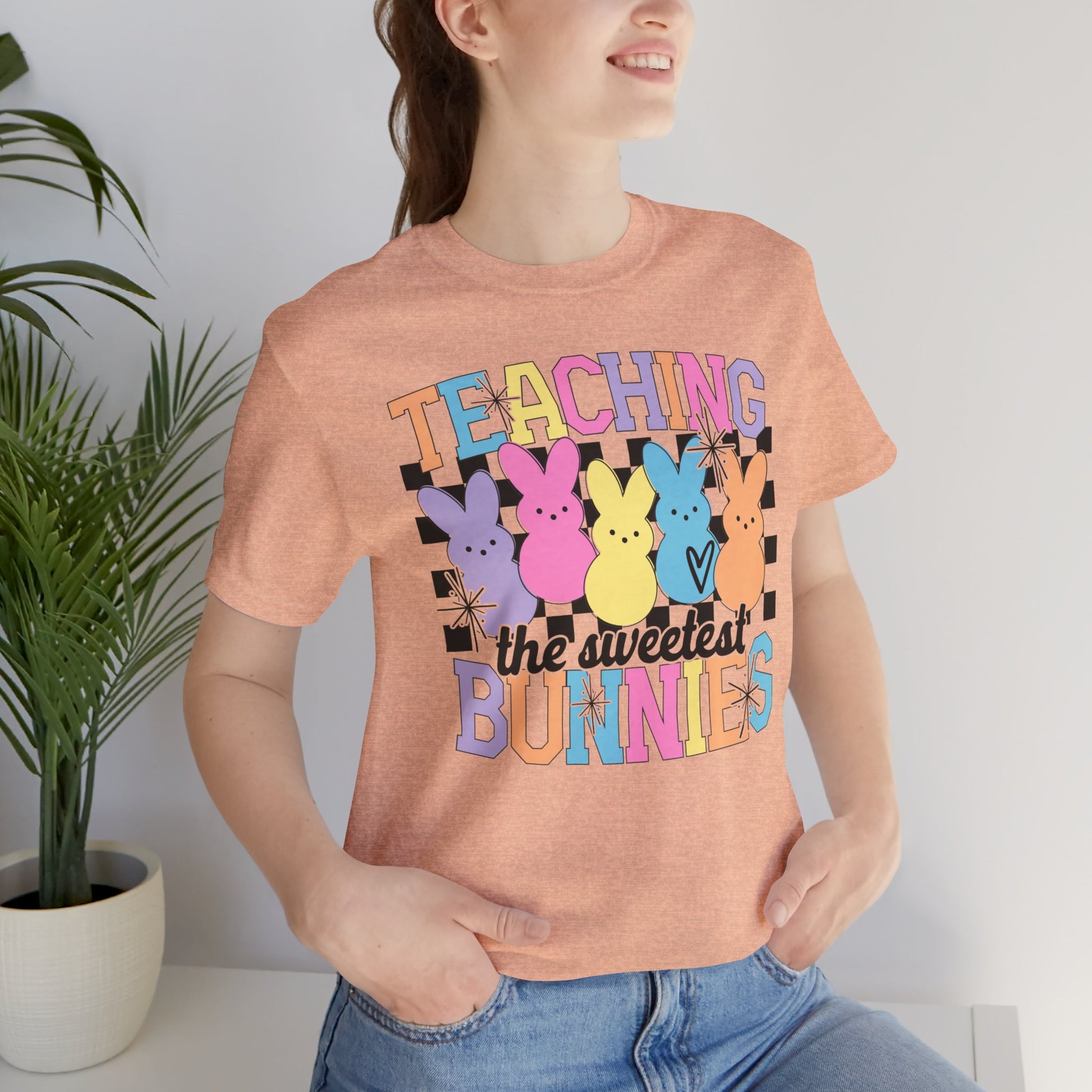 Teaching the Sweetest Bunnies Teacher Easter Shirt 