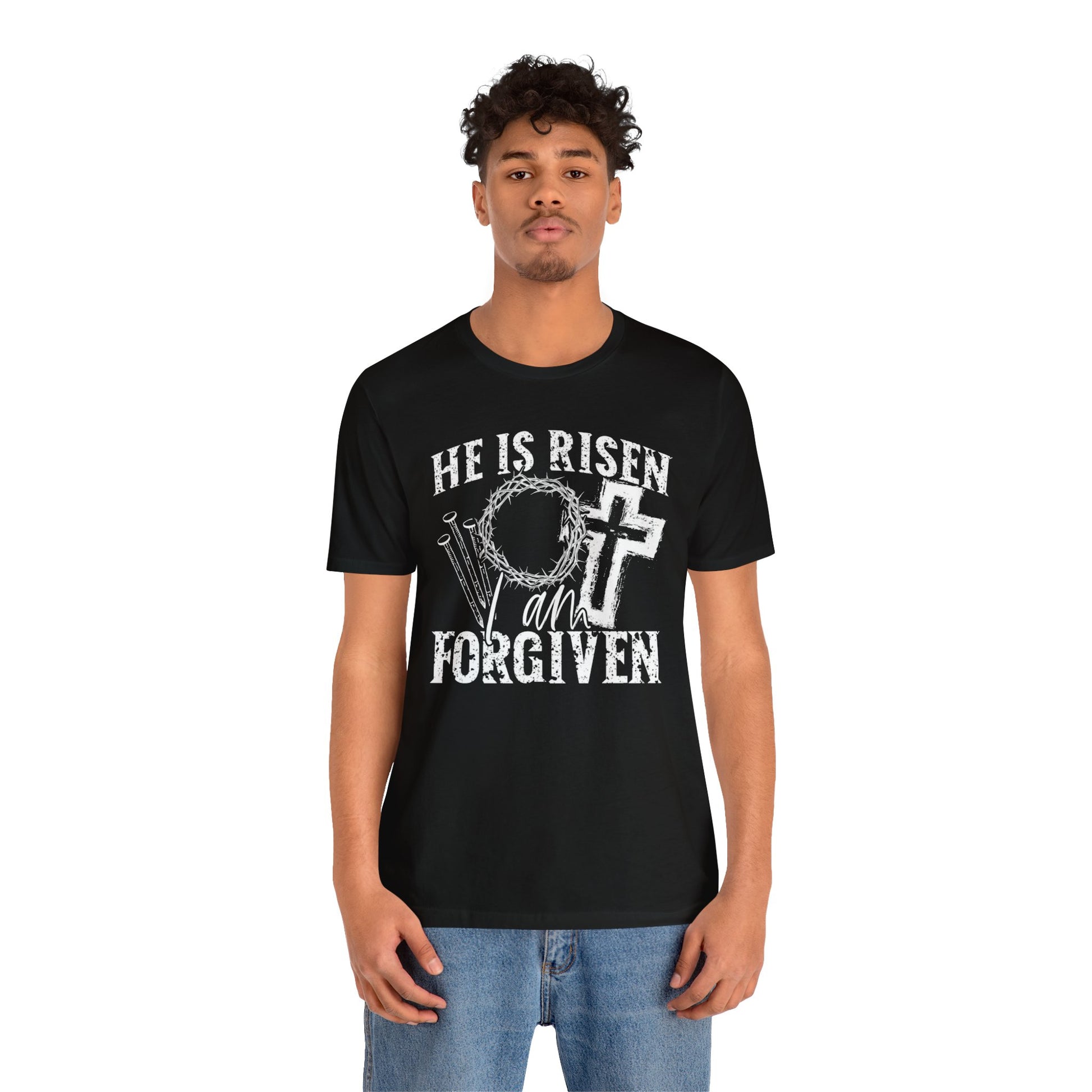 He Is Risen I Am Forgiven Christian Faith Shirt