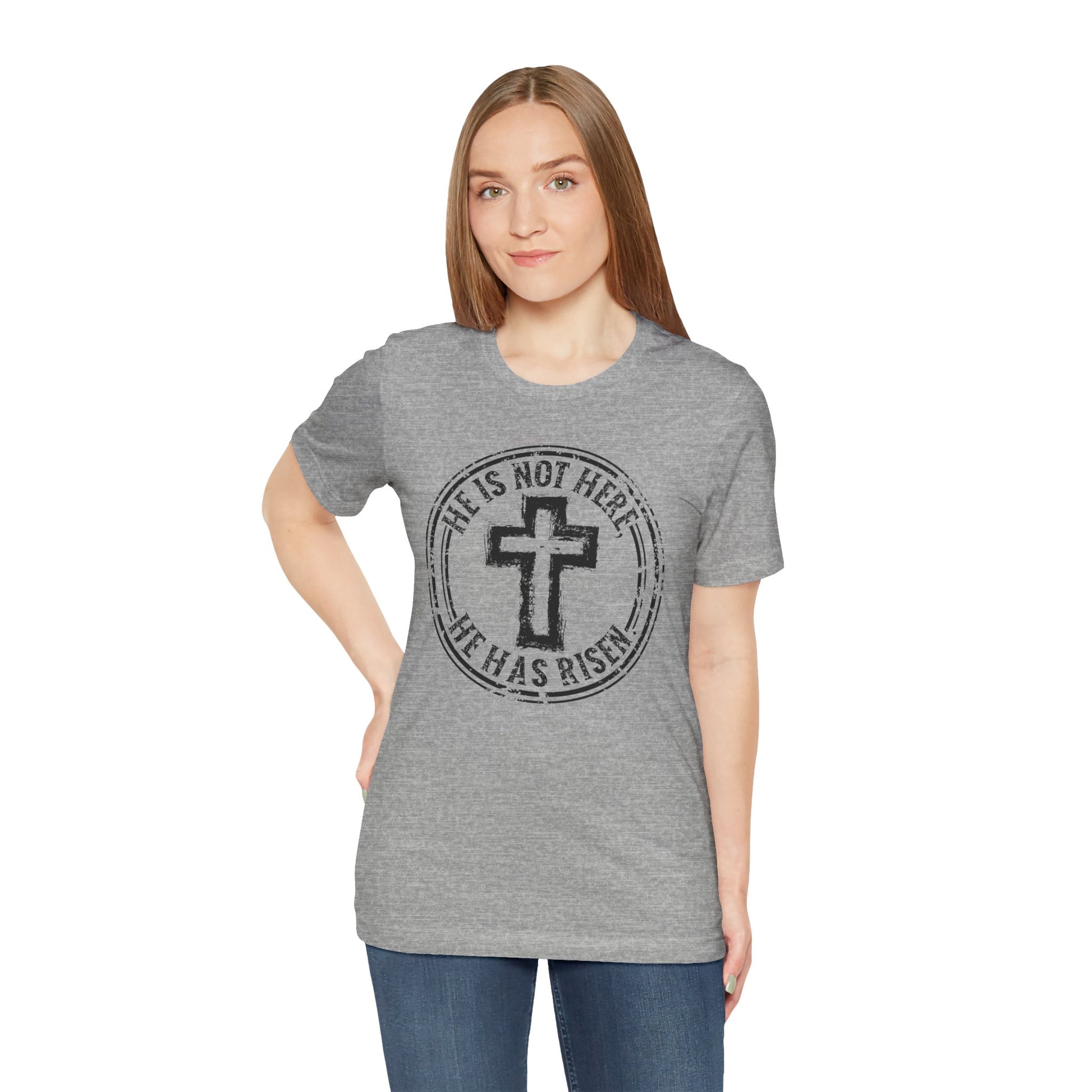 He Is Not Here He Has Risen Christian Faith Shirt