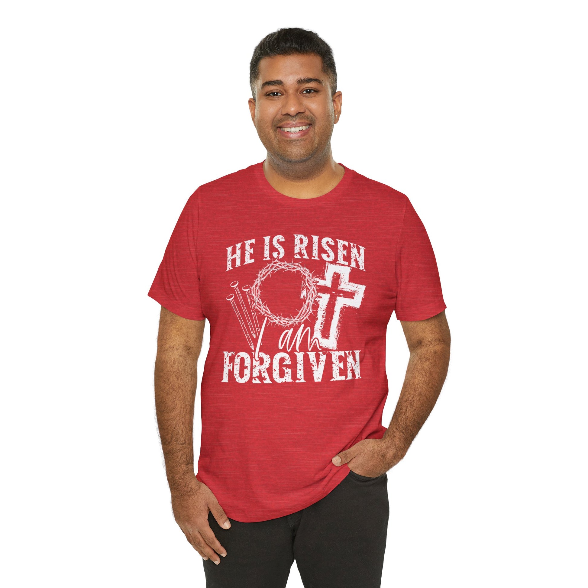 He Is Risen I Am Forgiven Christian Faith Shirt
