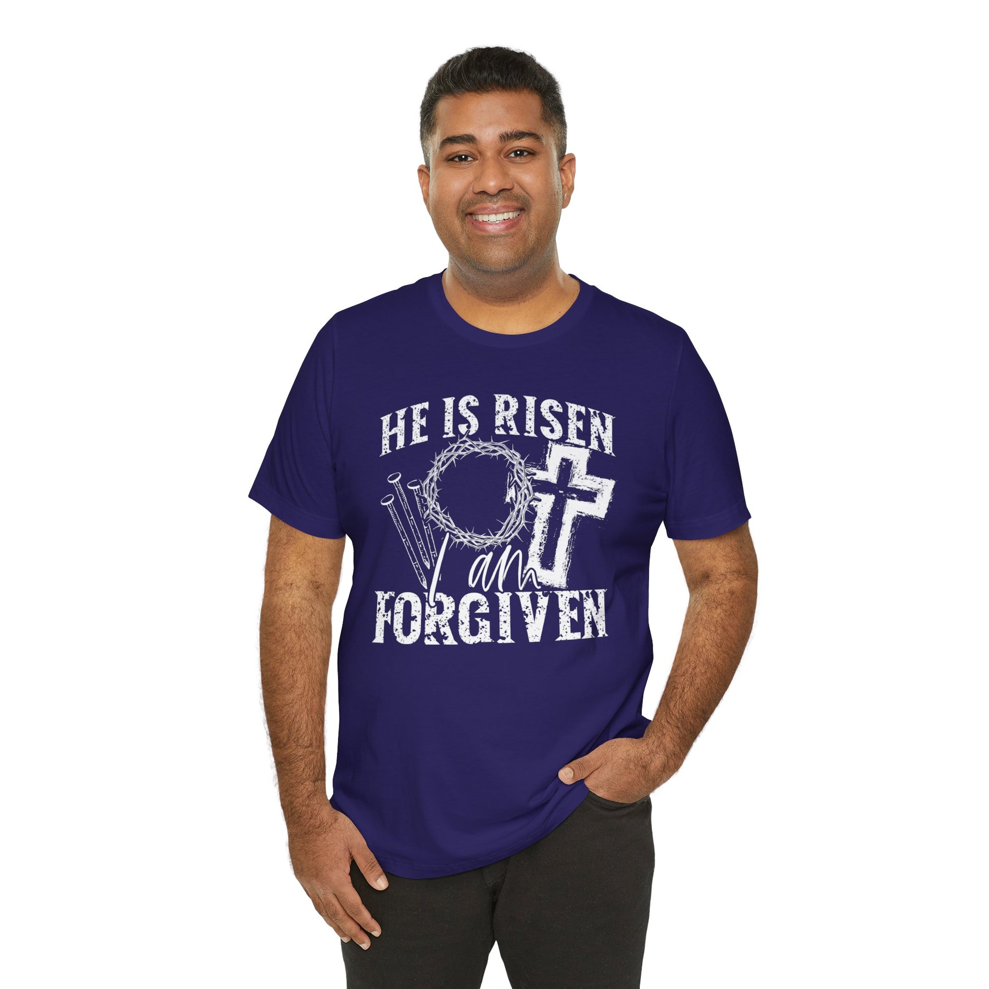He Is Risen I Am Forgiven Christian Faith Shirt