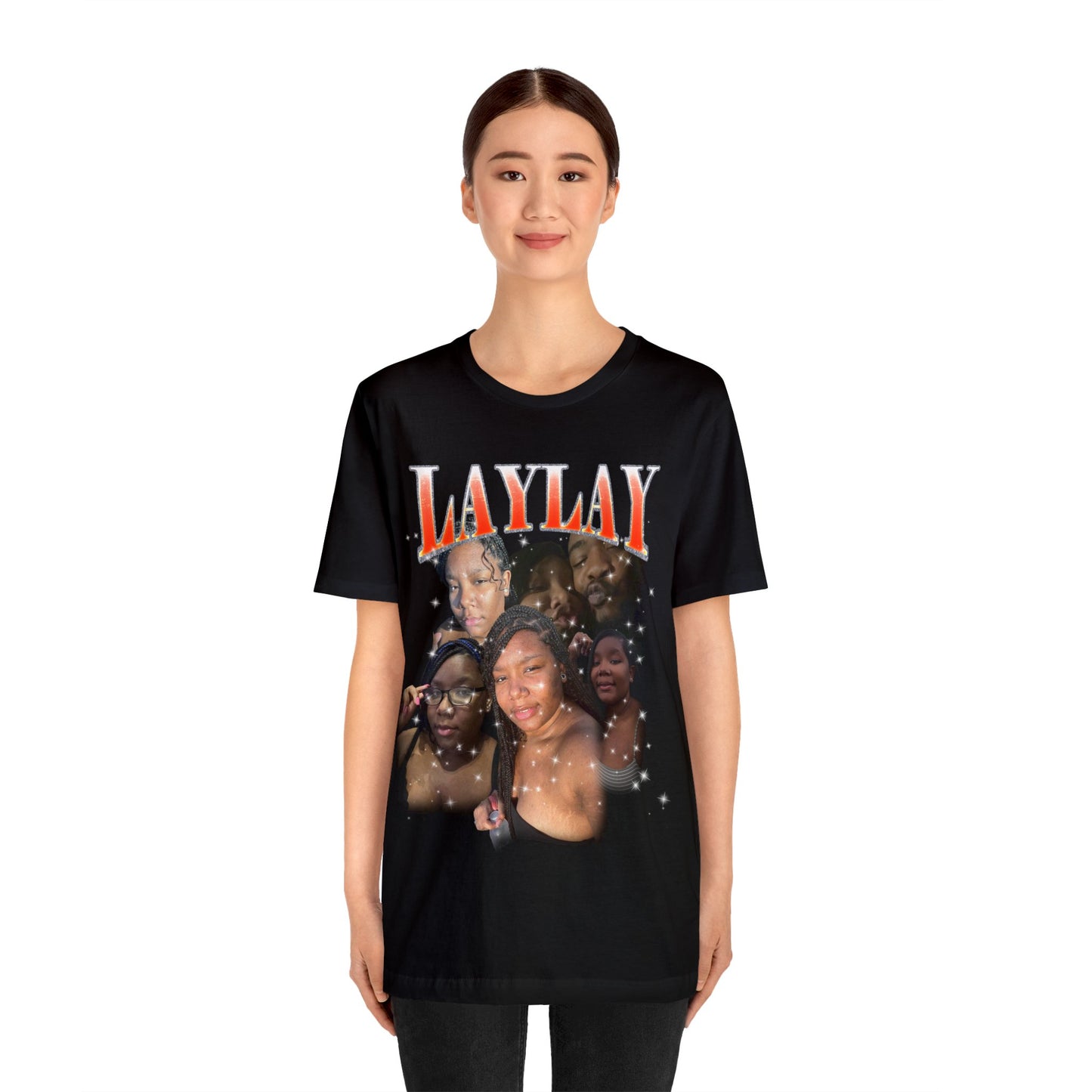 Copy of Retro 90's Style Bootleg Design 13 x19 Center Print T-Shirt-Custom