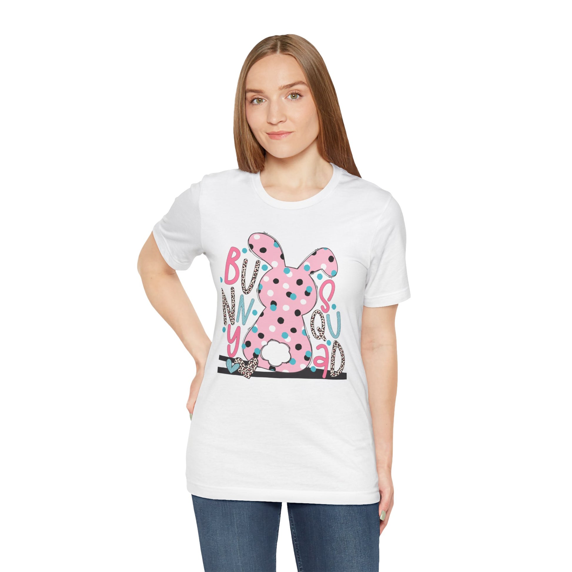 Bunny Squad Easter Teacher Shirt