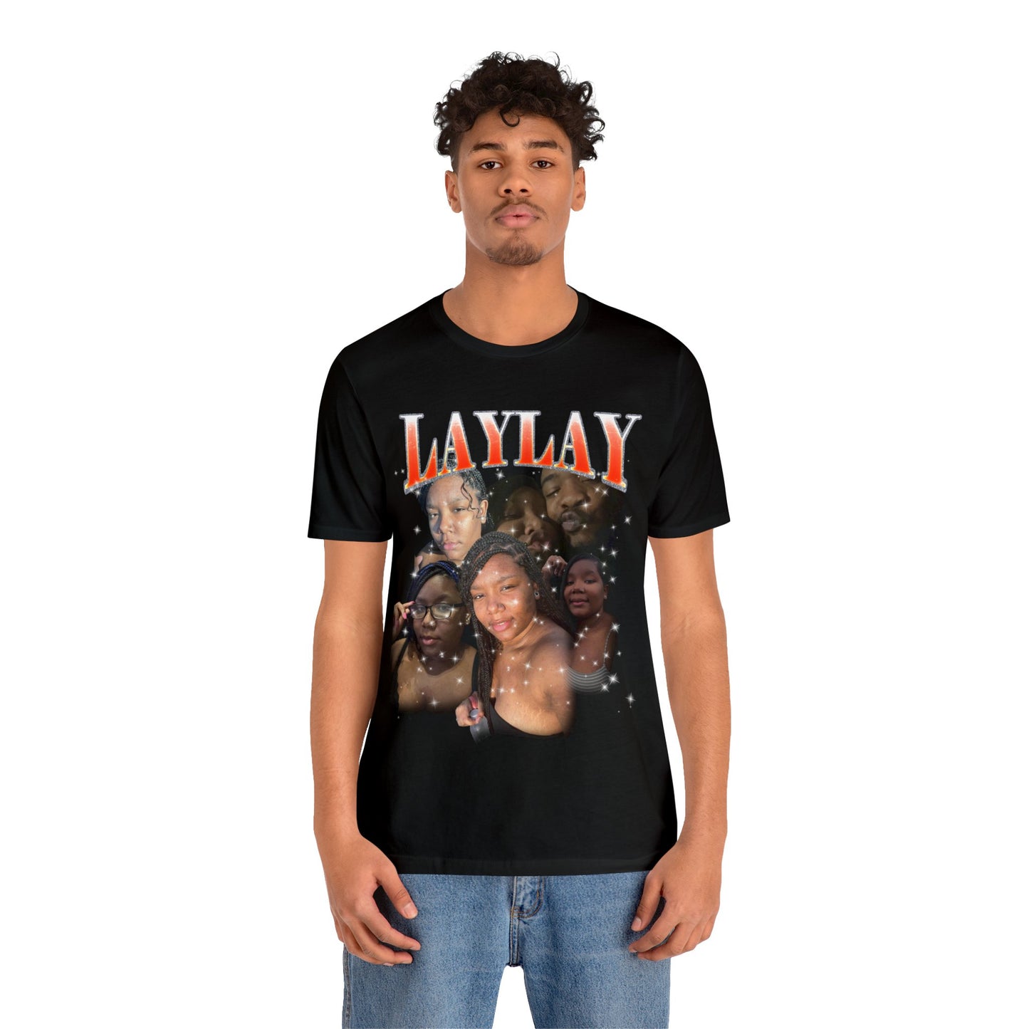 Copy of Retro 90's Style Bootleg Design 13 x19 Center Print T-Shirt-Custom