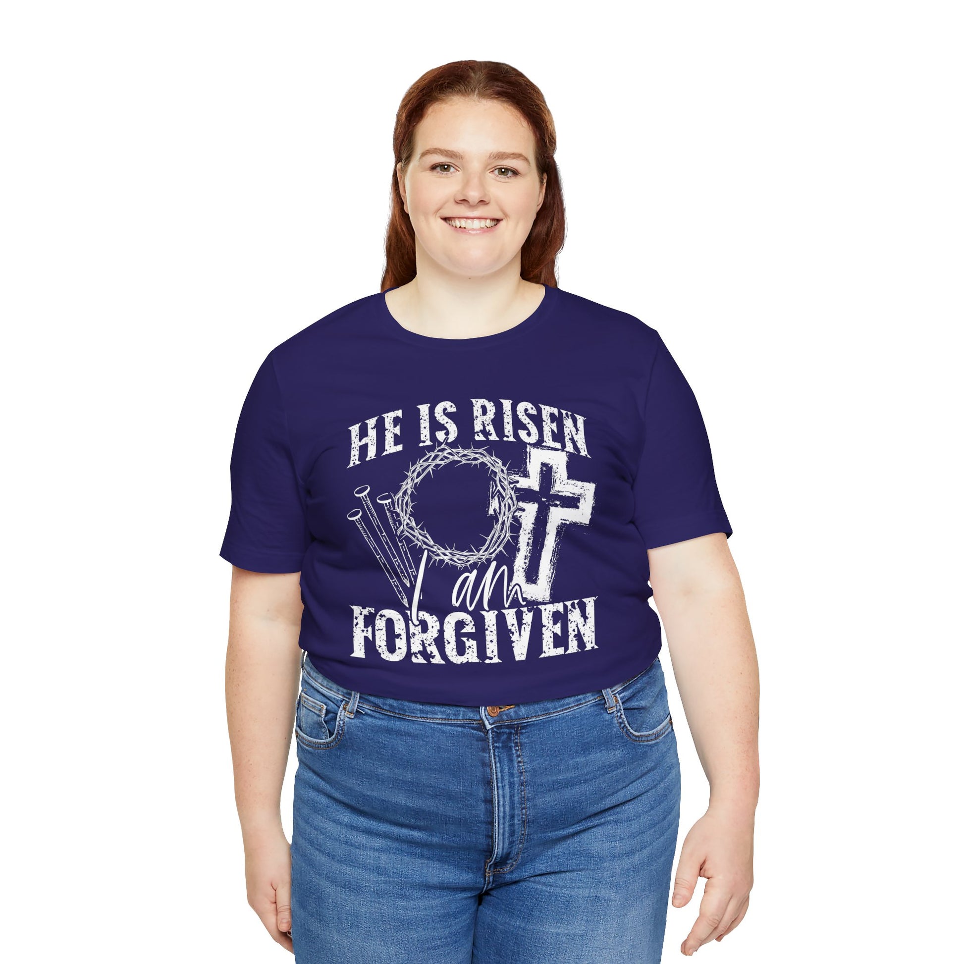 He Is Risen I Am Forgiven Christian Faith Shirt
