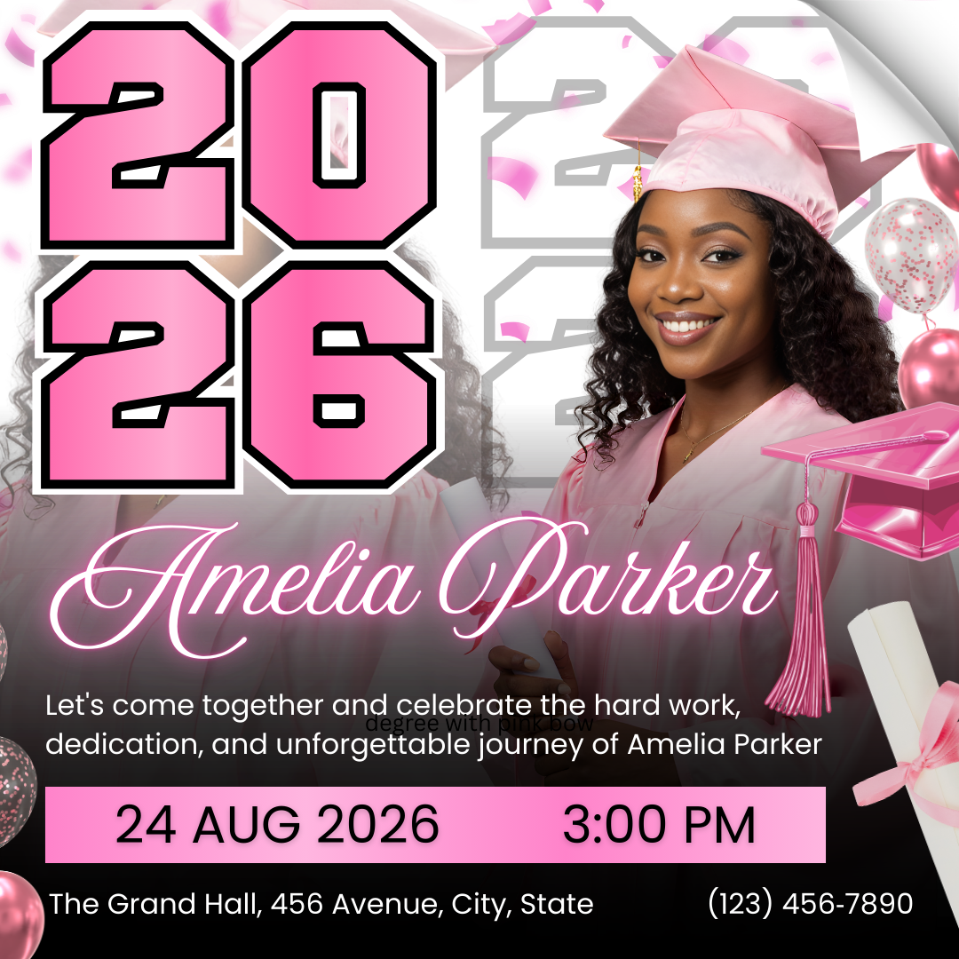 Graduation Announcement Flyer