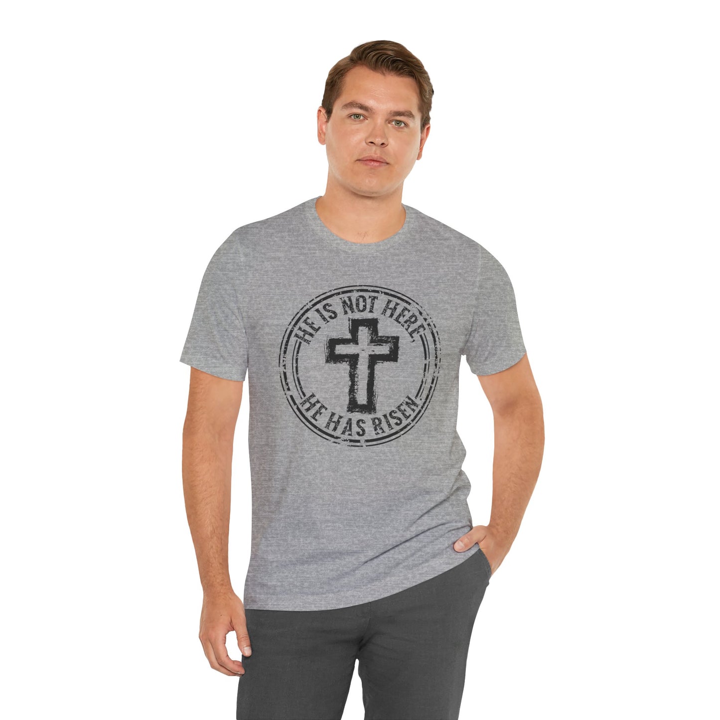 He Is Not Here He Has Risen Christian Faith Shirt