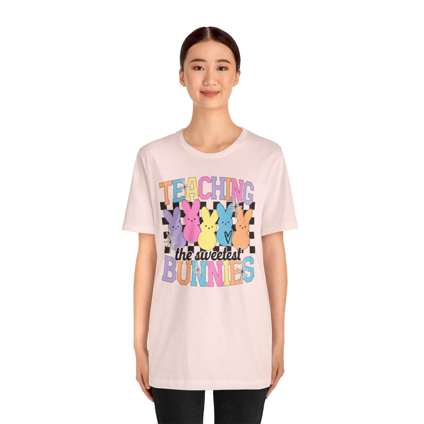 Teaching the Sweetest Bunnies Teacher Easter Shirt 