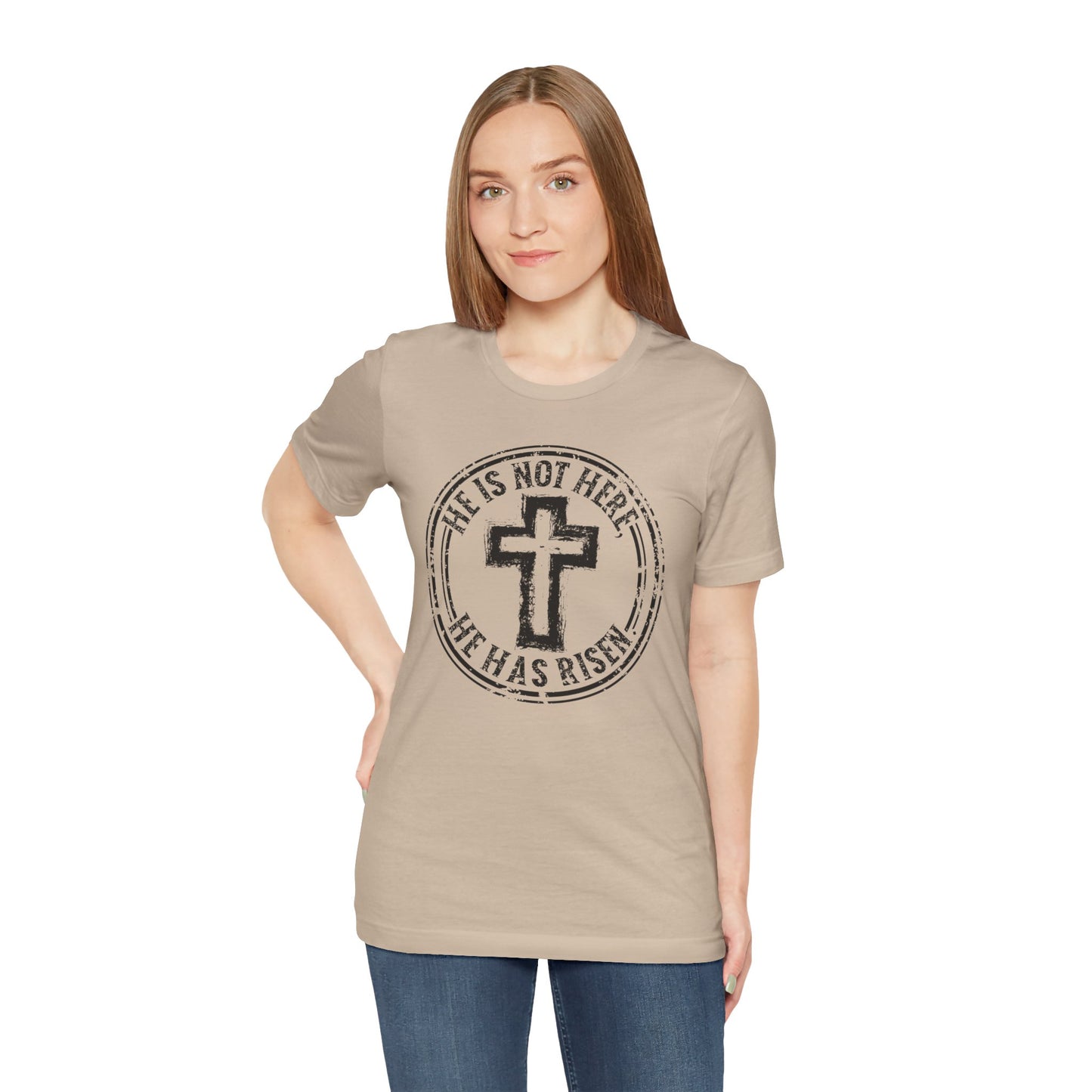 He Is Not Here He Has Risen Christian Faith Shirt