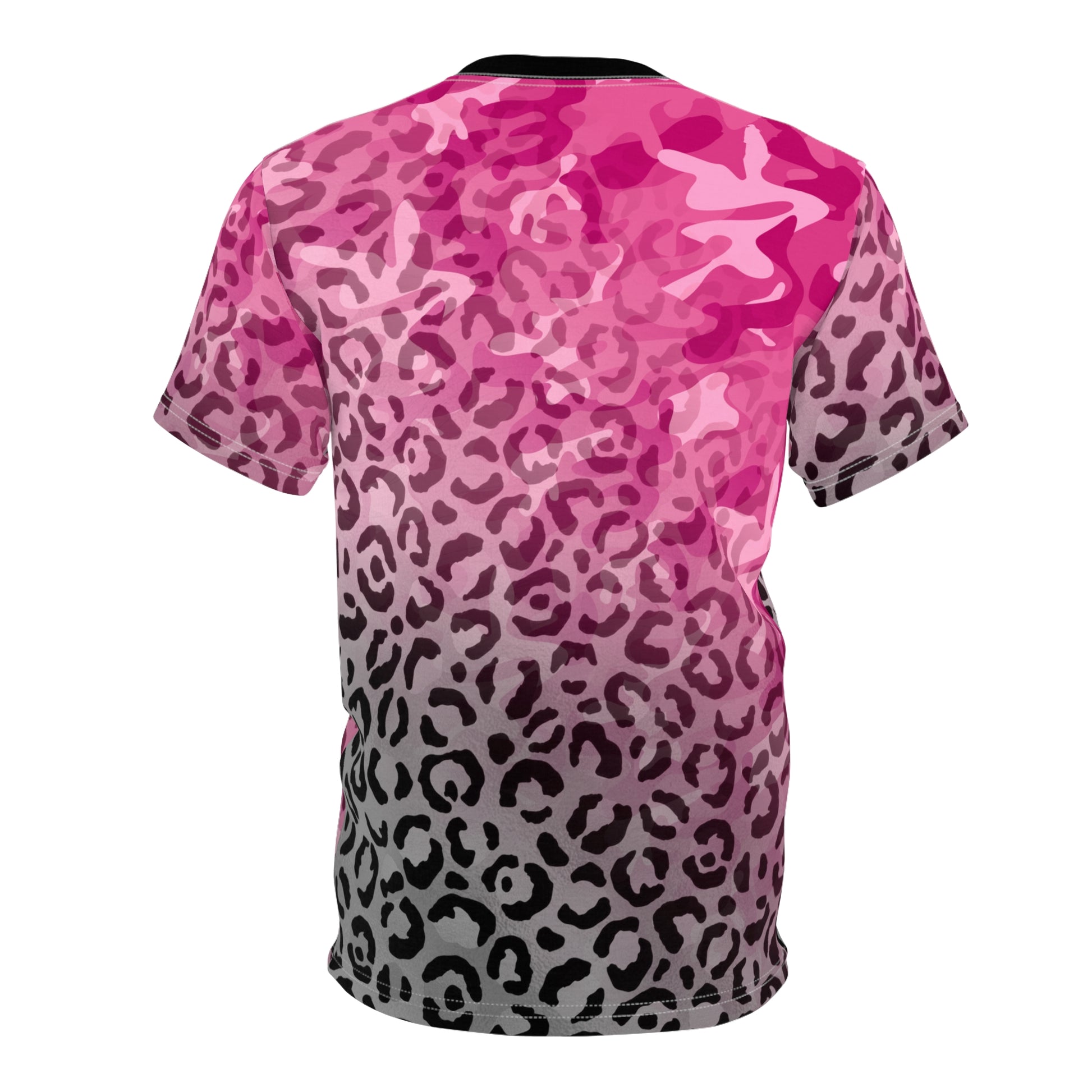 Black History 365 Cartoon Unisex Cut & Sew Tee (AOP) Pink & Black
