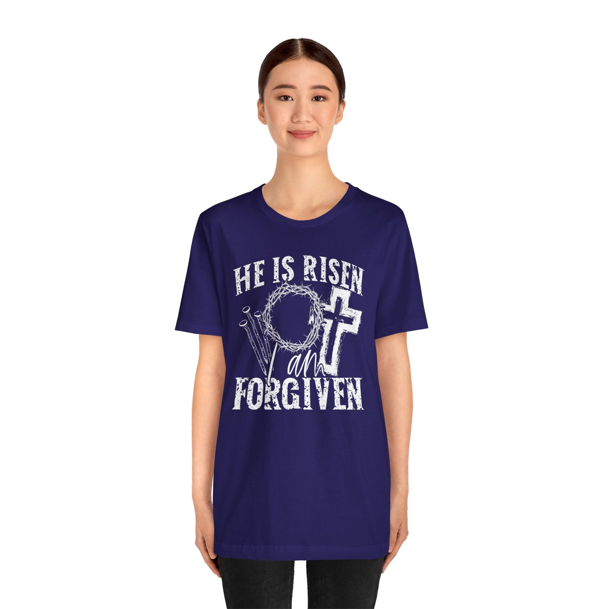 He Is Risen I Am Forgiven Christian Faith Shirt