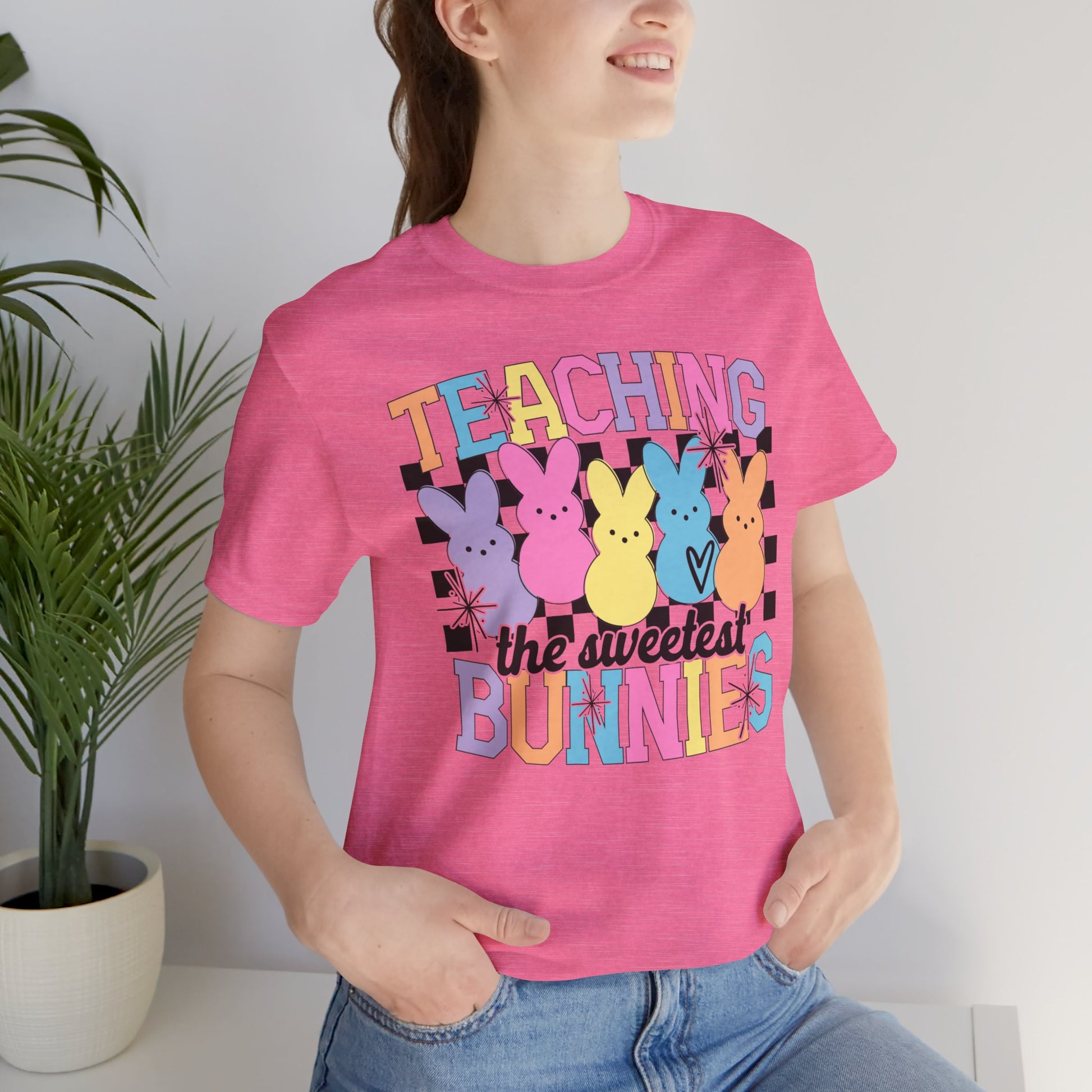 Teaching the Sweetest Bunnies Teacher Easter Shirt 