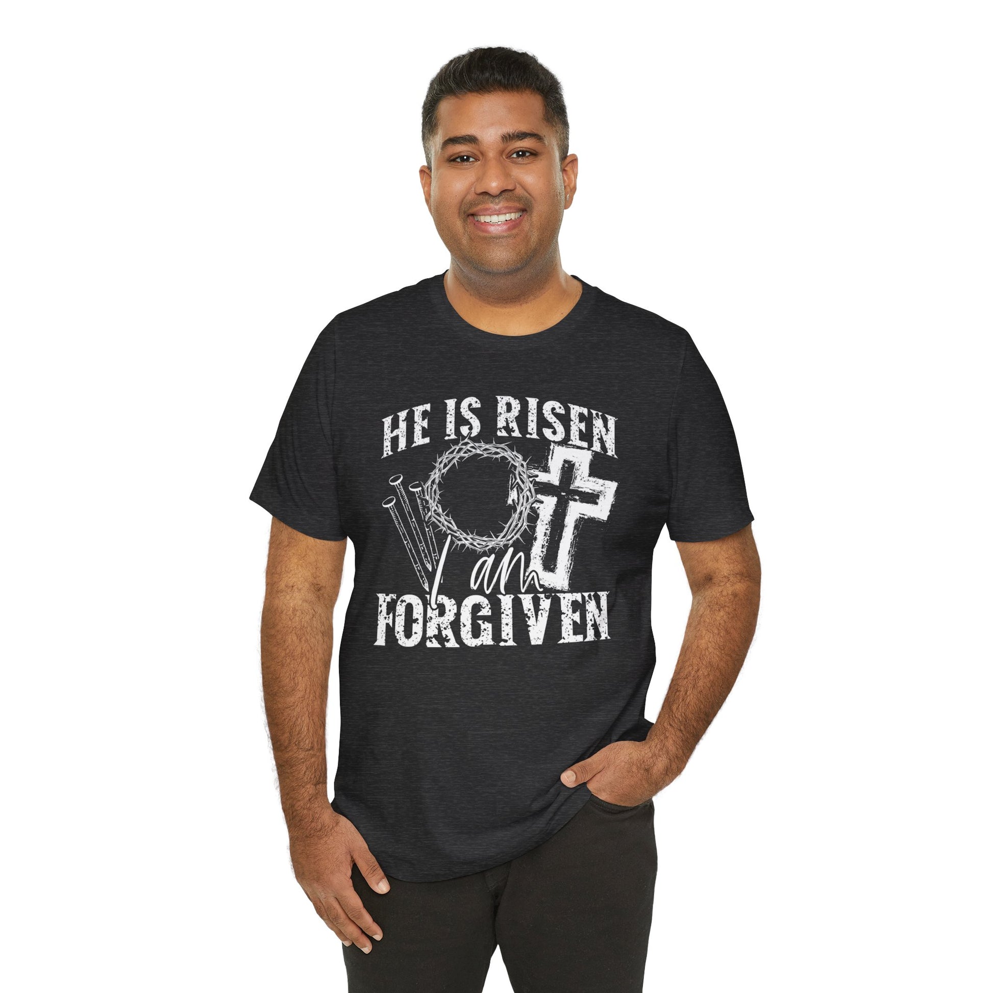 He Is Risen I Am Forgiven Christian Faith Shirt