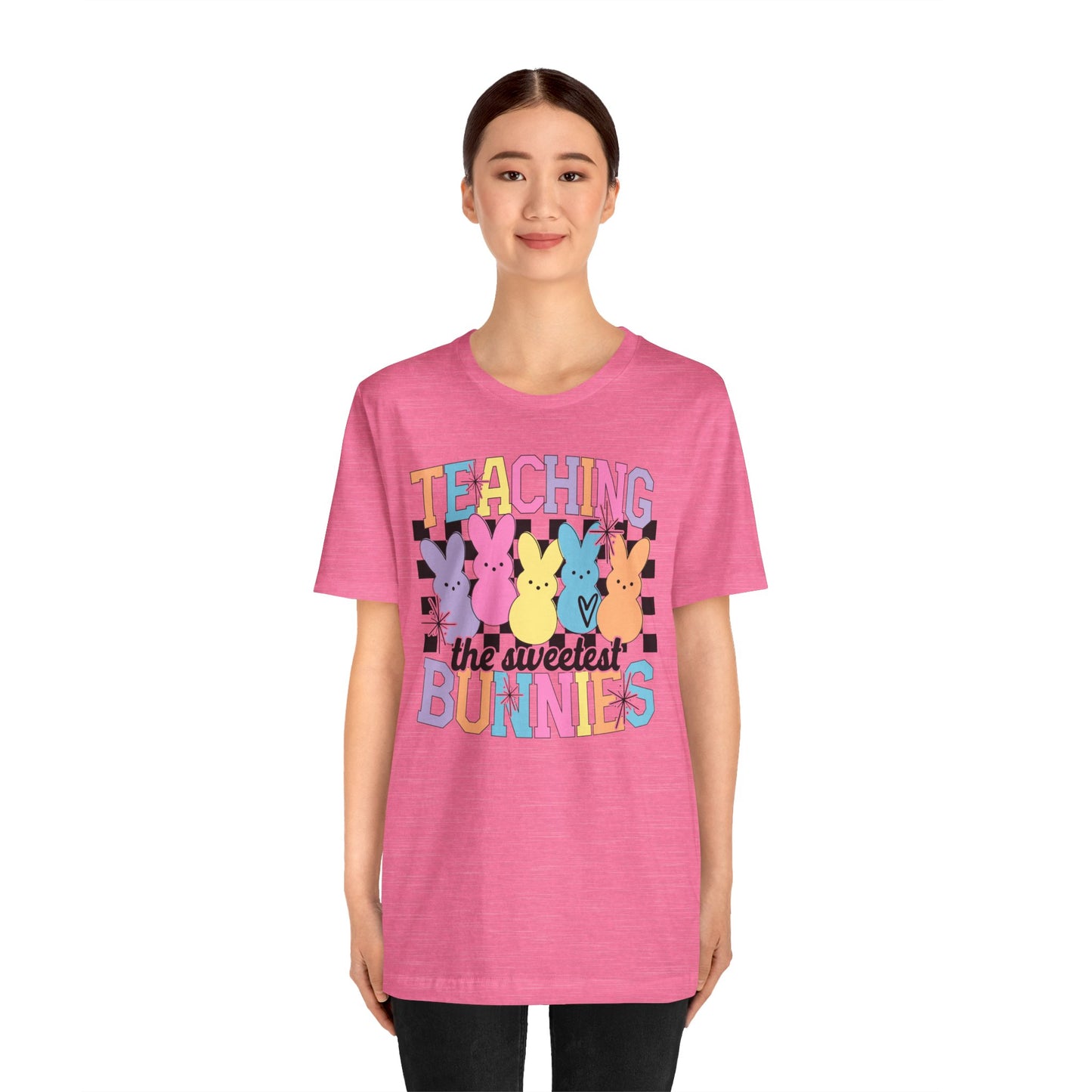 Teaching the Sweetest Bunnies Teacher Easter Shirt 