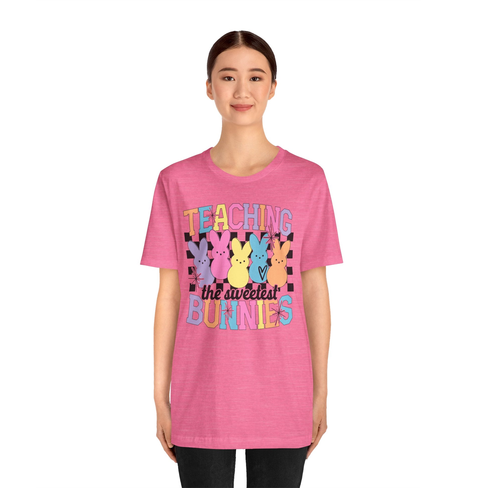 Teaching the Sweetest Bunnies Teacher Easter Shirt 