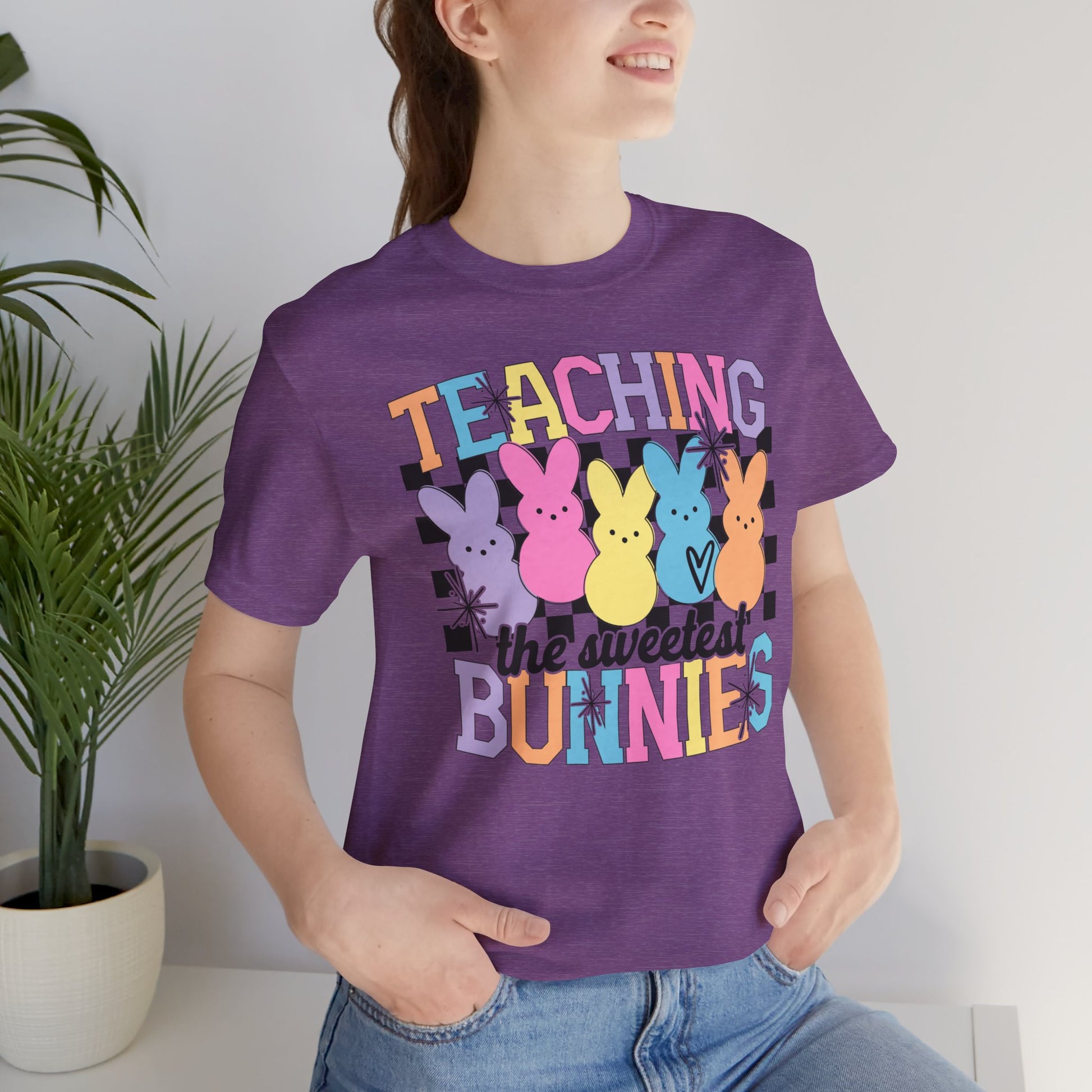 Teaching the Sweetest Bunnies Teacher Easter Shirt 
