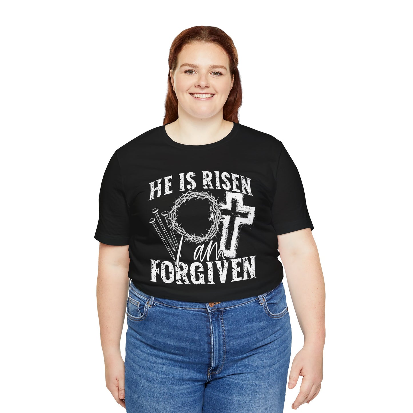 He Is Risen I Am Forgiven Christian Faith Shirt