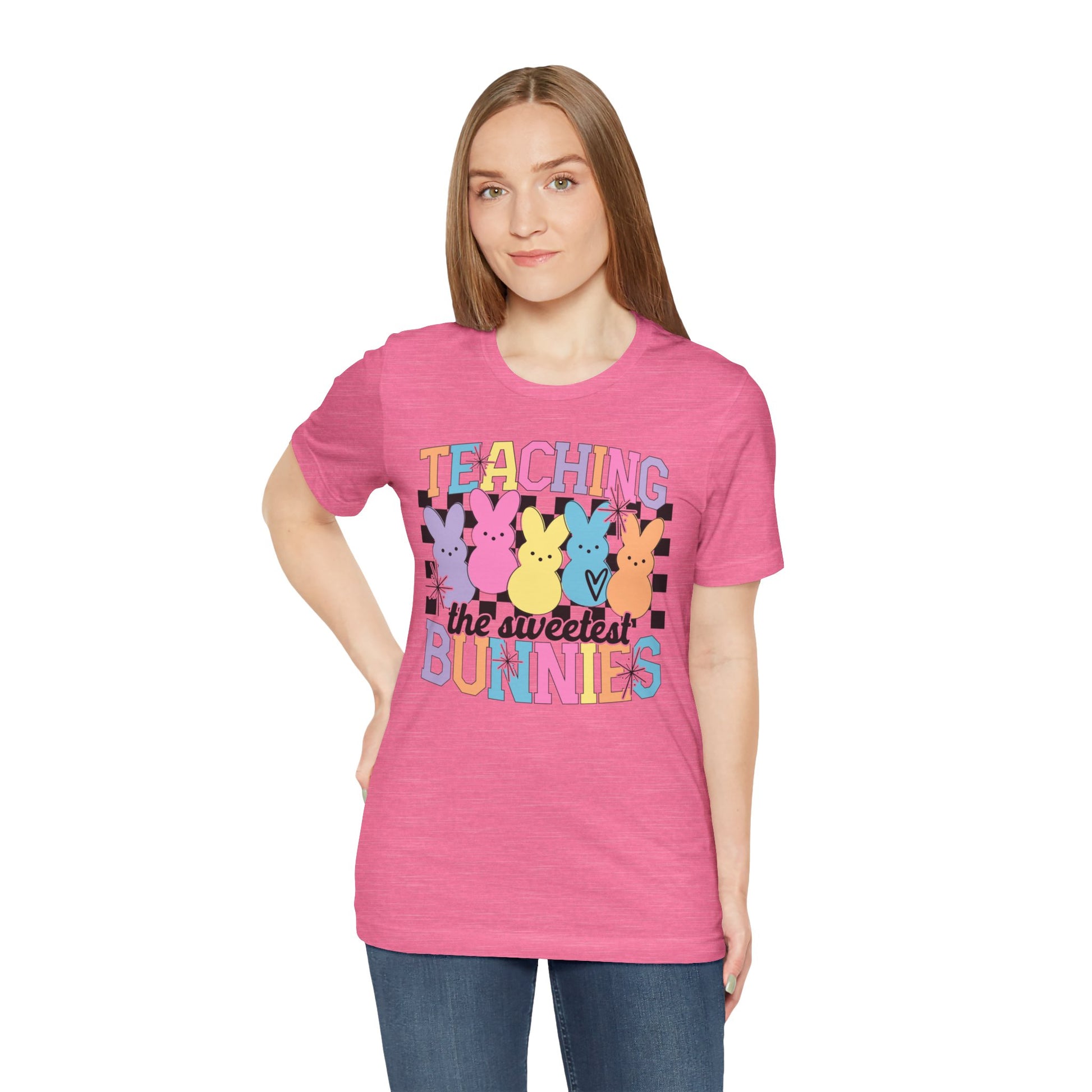 Teaching the Sweetest Bunnies Teacher Easter Shirt 