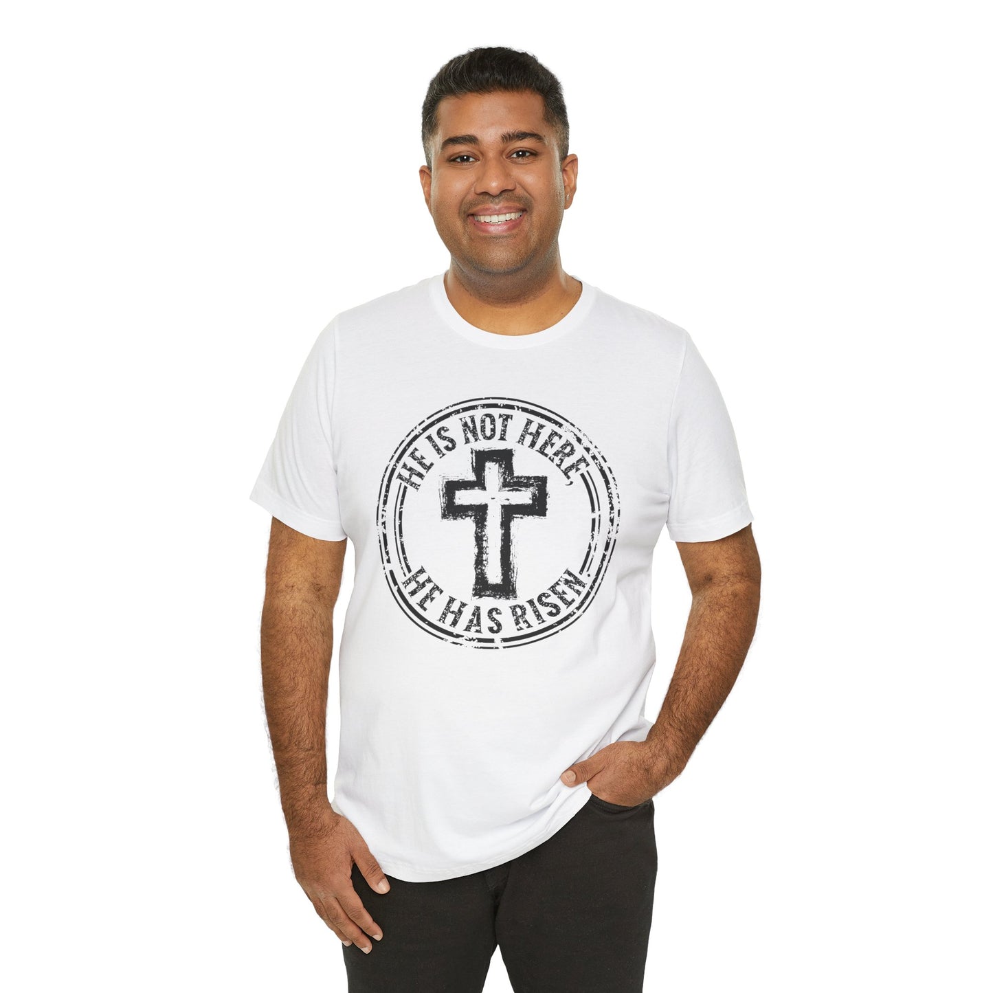 He Is Not Here He Has Risen Christian Faith Shirt