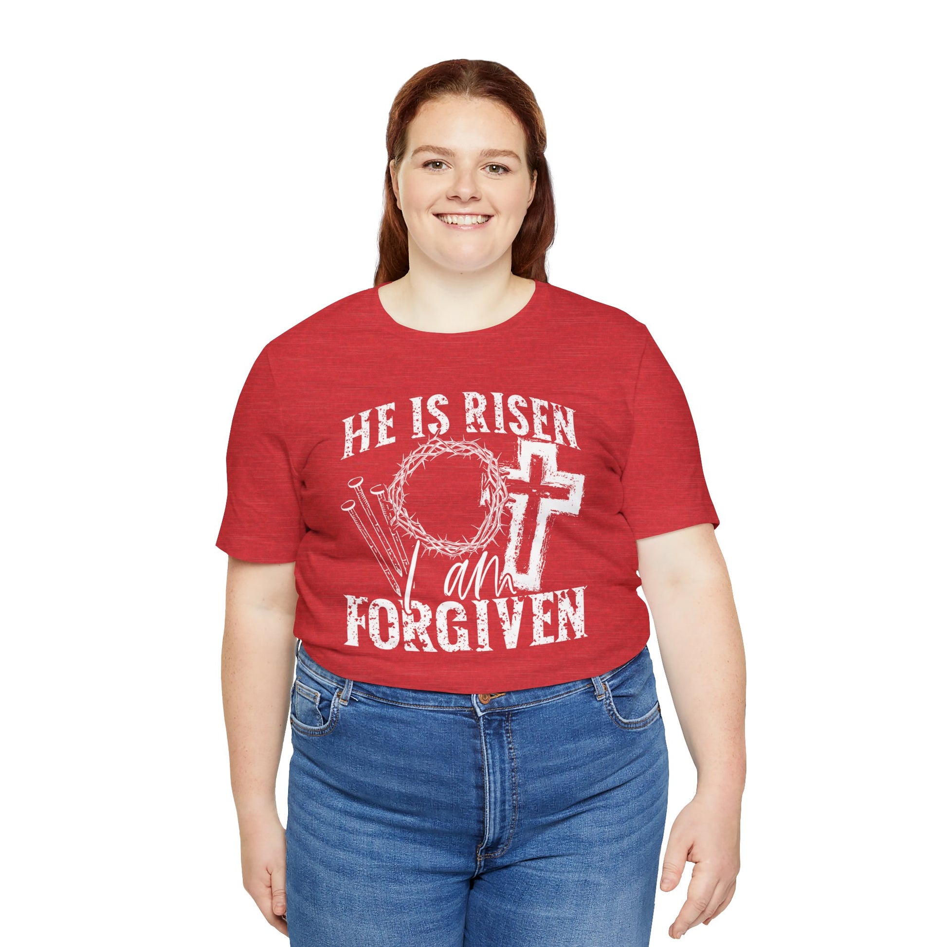 He Is Risen I Am Forgiven Christian Faith Shirt