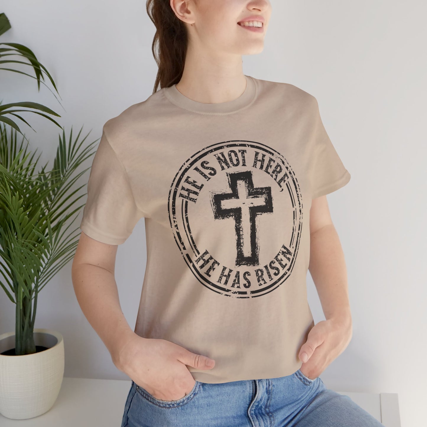 He Is Not Here He Has Risen Christian Faith Shirt