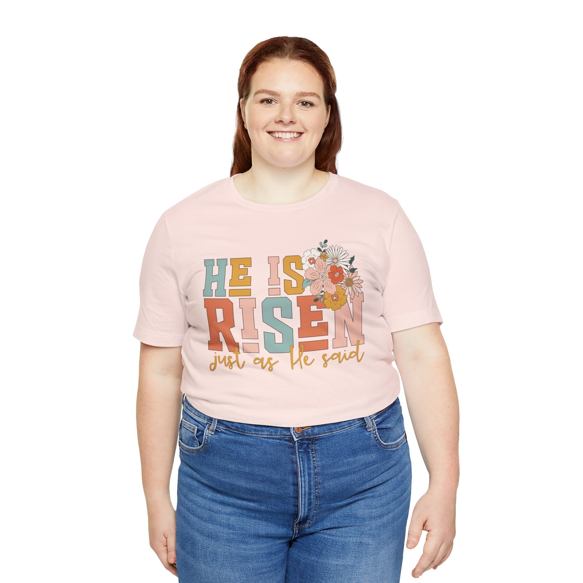 He Is Risen Just As He Said Flower Faith Shirt