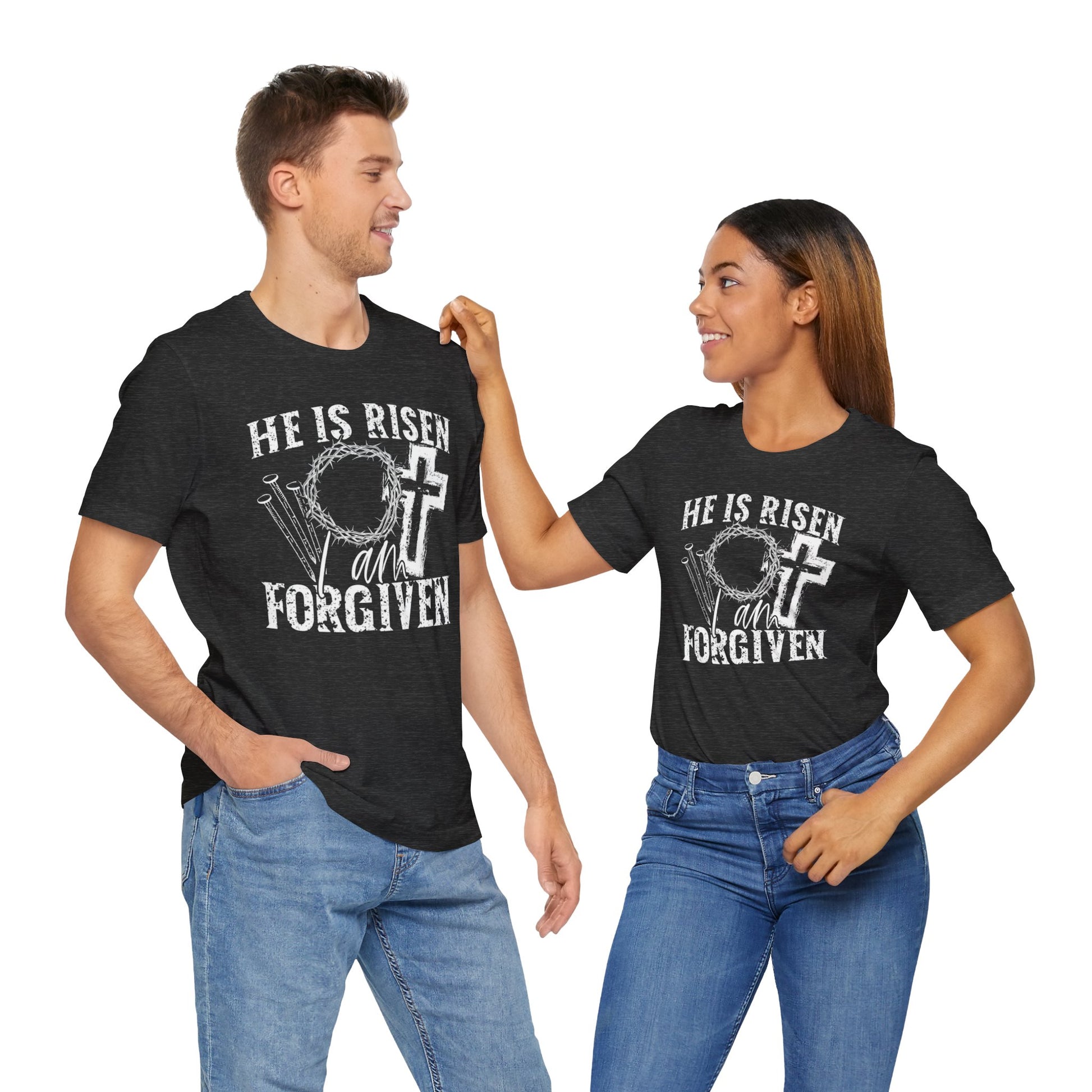 He Is Risen I Am Forgiven Christian Faith Shirt